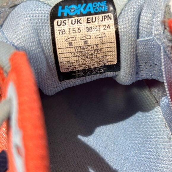 Hoka One One Mach 5 Women’s Running Shoes - 7B - Picture 5 of 5